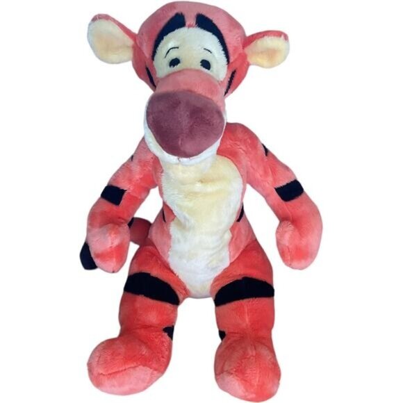 Disney Store Original Tigger Plush Stuffed Animal 18" Tall Orange Black Striped - Picture 4 of 9